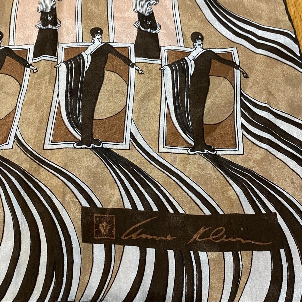 Vintage Anne Klein Art Deco scarf - Picture 6 of 6